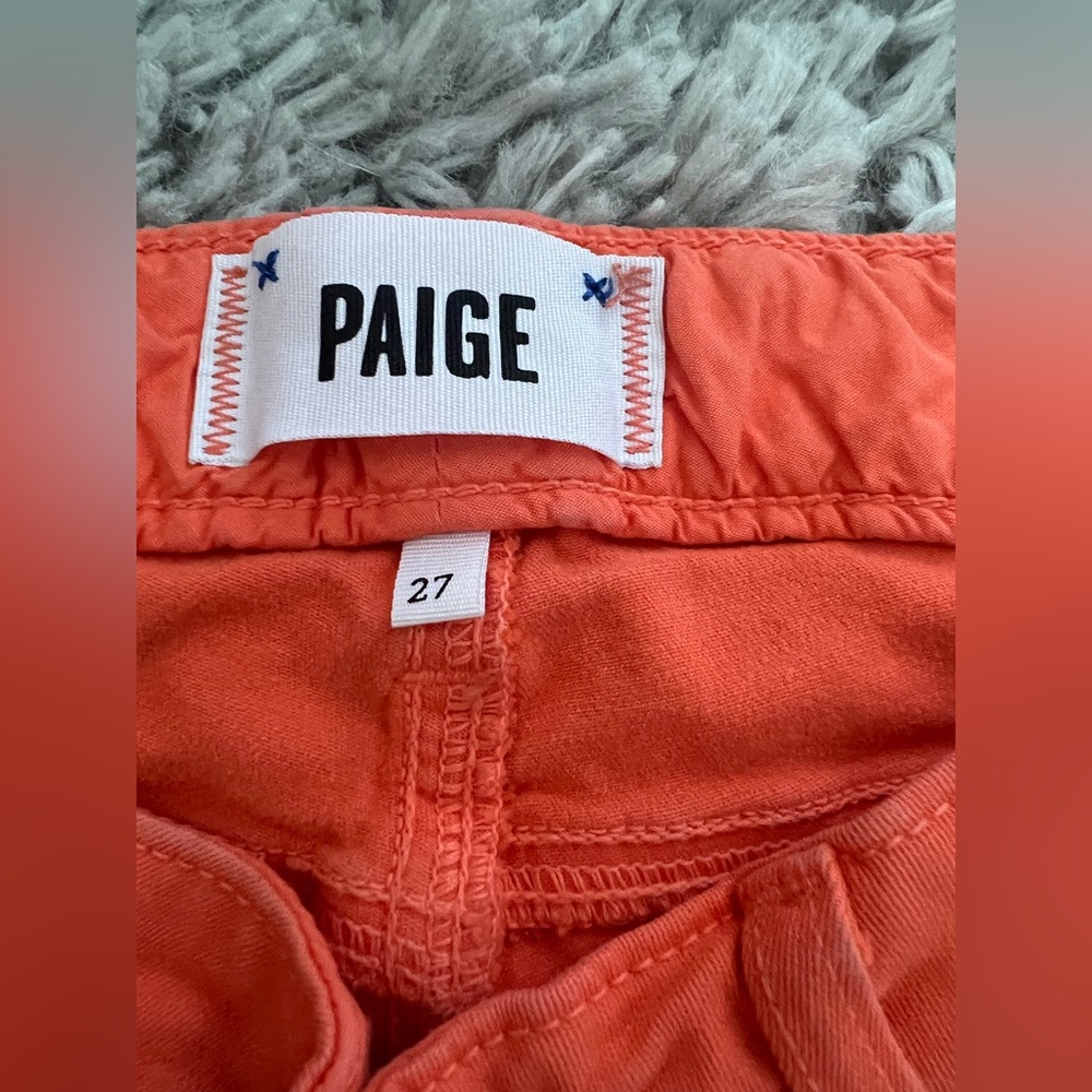 Paige Orange Denim jeans